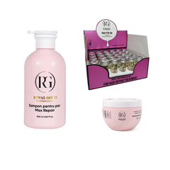 Kit mască lichidă Royal Gold 30 buc + Cadou Gama Max Repair Pink