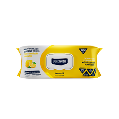 Şerveţele umede pentru multi suprafeţe cu Lămâie, bicarbonat şi oțet Deep Fresh Odor Lock Technology 100 de bucăți