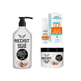 Sampon cu usturoi 1000 ml + Masca cu usturoi + Lotiune pentru fata Cire Aseptine Sunscreen 50 SPF 60 ml