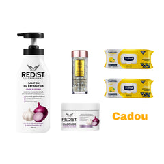 Pachet Redist ceapă și usturoi + Capsule cocos + Cadou șervețele lămâie Deep Fresh