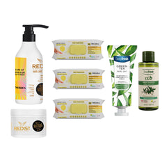 Gama 12 în 1 Expert + Șervețele multisuprafeţe bicarbonat, oțet și lămâie × 3 pachete + Șampon Eco Argan + Cremă mâini și corp Green Tea