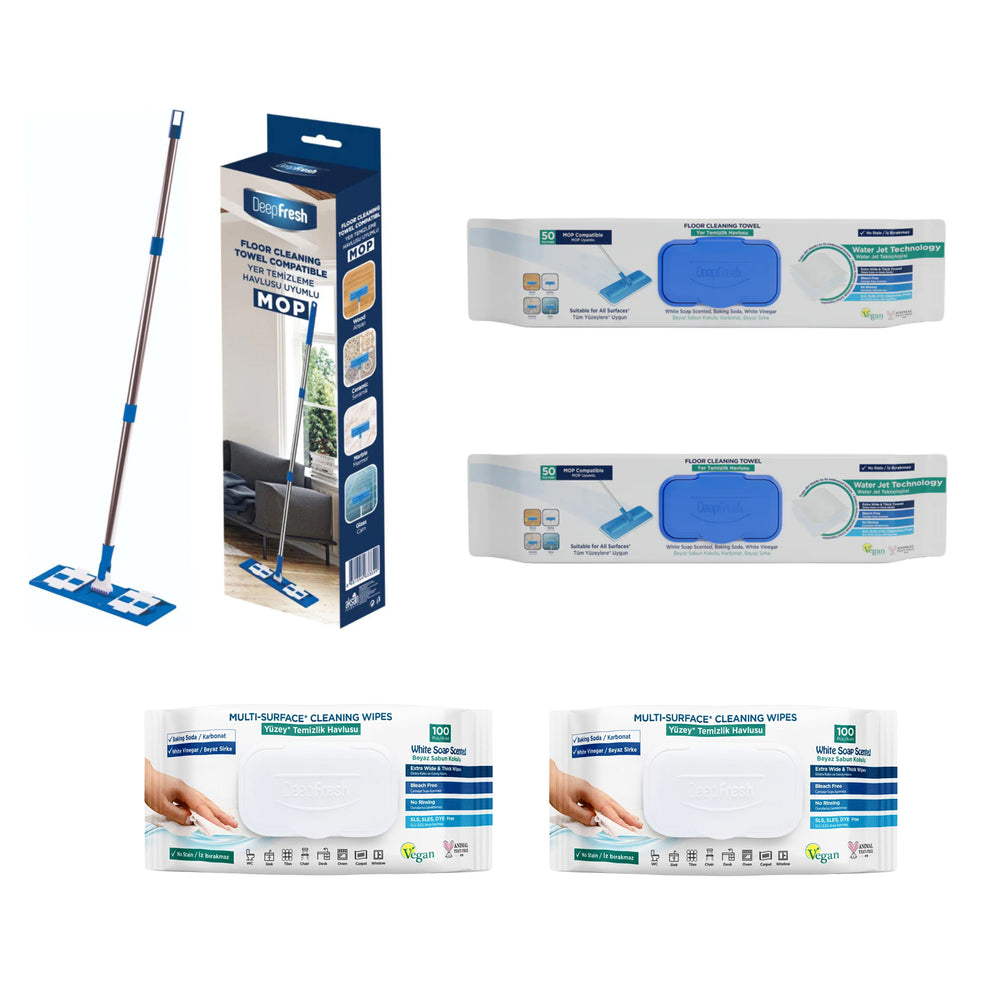 Pachet pentru curățenie Deep Fresh cu bicarbonat și oțet - Redist