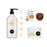 Sampon Redist Professional 12 in 1 Expert 1000 ml + Masca de păr Redist Professional 12 in 1 Expert 500 ml + Lotiune pentru fata Cire Aseptine Sunscreen 50 SPF 60 ml + Cire Aseptine Bronzing Unt de Cacao 100 ml