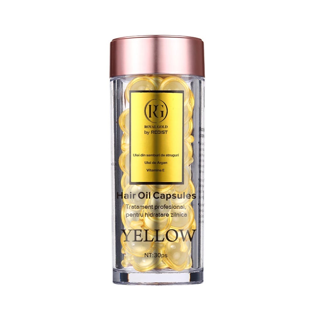 Capsule ser tratament pentru par Yellow Royal Gold by REDIST 30 buc - Redist