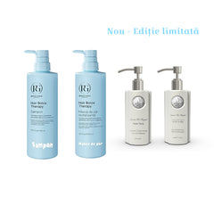 Gama pentru îngrijirea părului Boto Therapy by Royal Gold + Kitul pentru îngrijirea corpului Capital New York - Redist