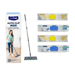 Nou: Mop cu click + 4 Rezerve mop Deep Fresh