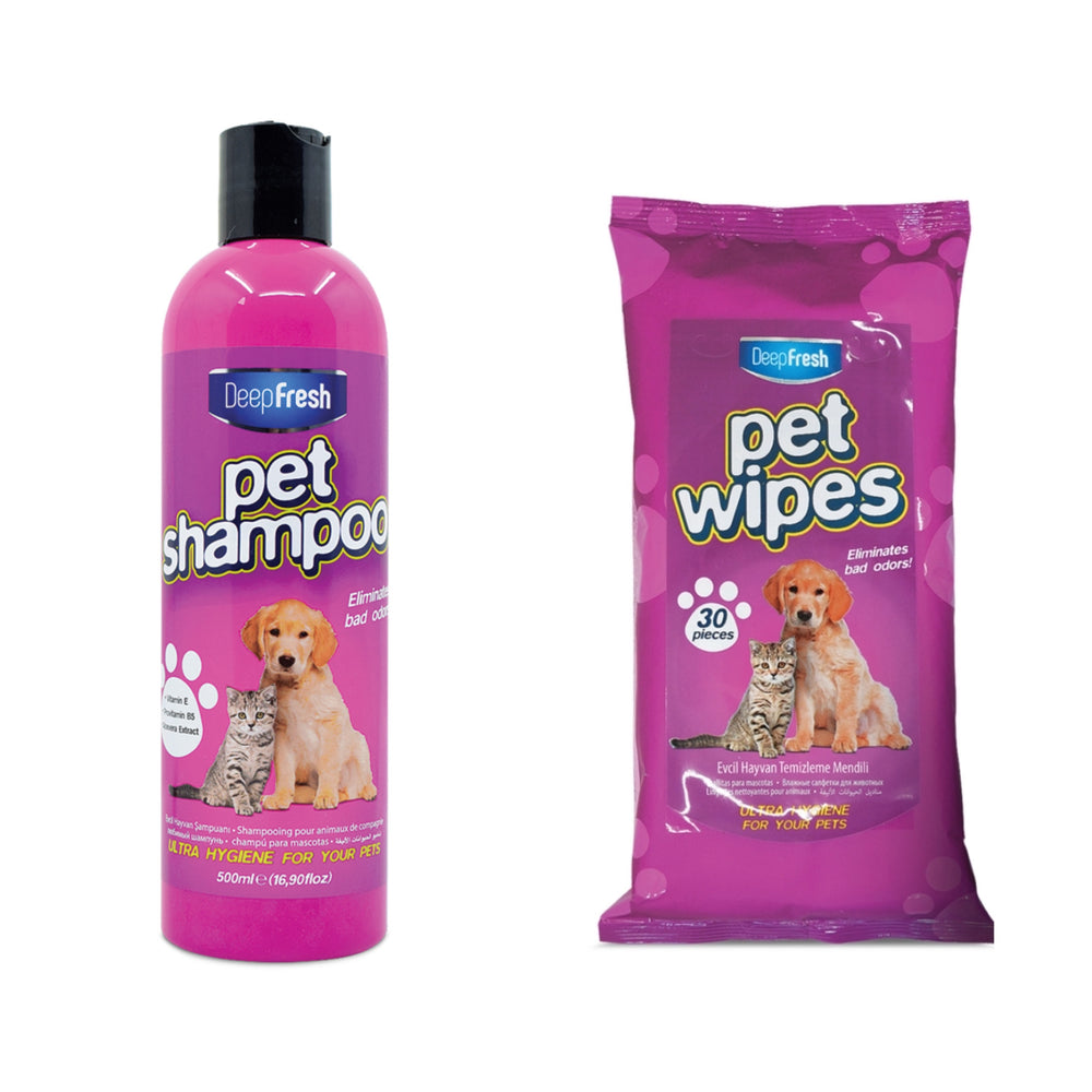 Pachet promo pentru îngrijirea animalelor de companie Deep Fresh - Redist