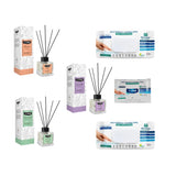 Odorizant de camera cu betisoare DeepFresh 100 ml × 3 bucaţi  + Şerveţele umede pentru multi suprafeţe cu bicarbonat şi oțet Deep Fresh 100 de bucăți × 2 pachete  + Servetele umede DeepFresh 10 bucăți