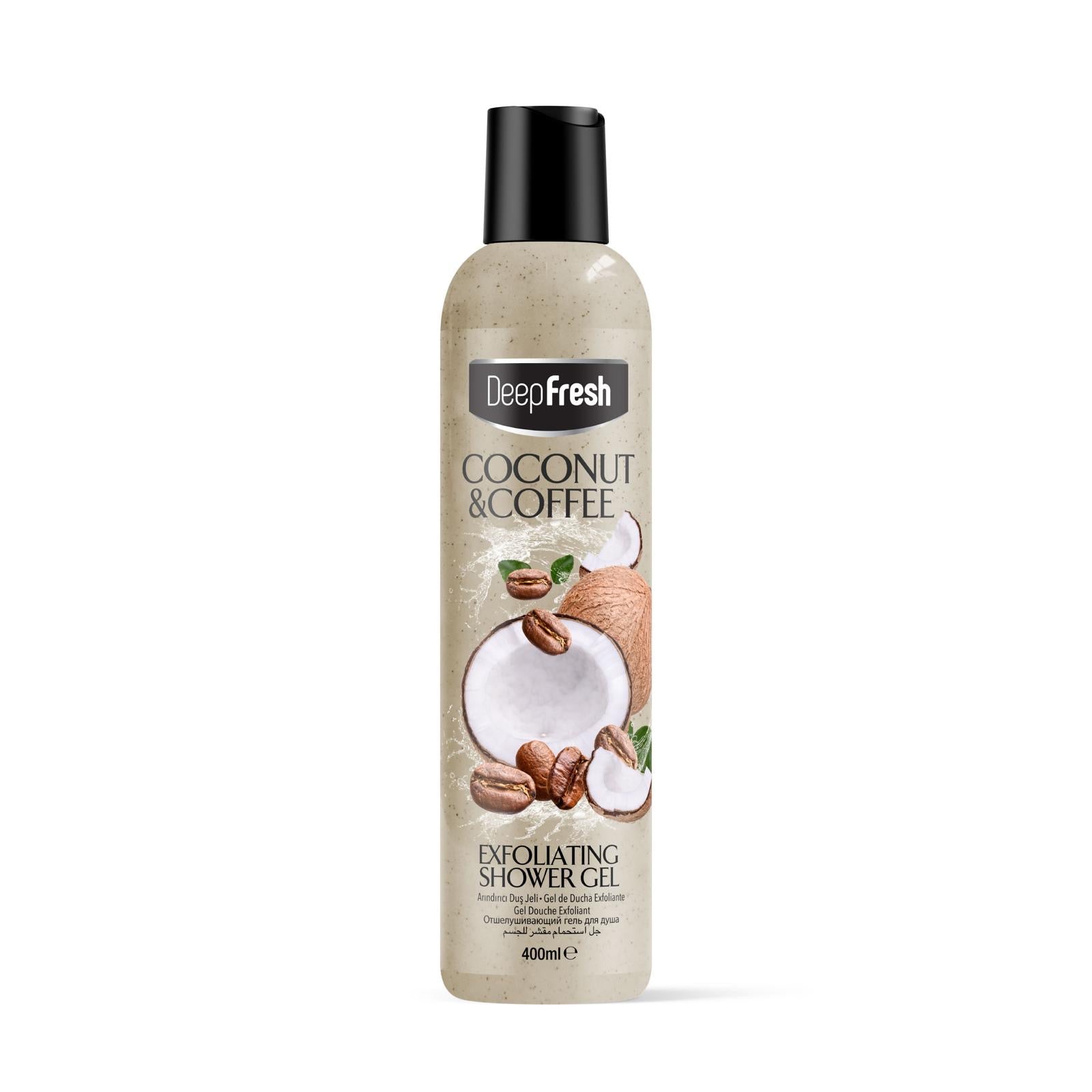 Gel de dus exfoliant Coconut&Coffee DeepFresh 400 ml - Redist