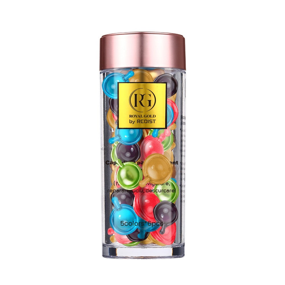 Set capsule ser tratament Mix Color Royal Gold by Redist 5×6 buc - Redist