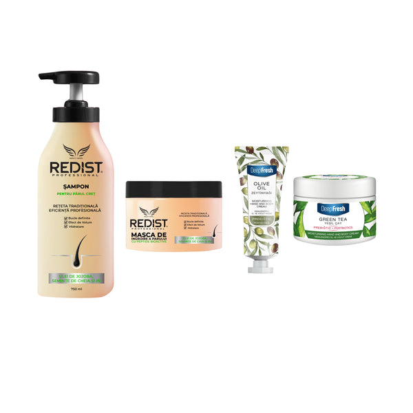 Gama Redist pentru păr creț + Hidratare mâini şi corp
