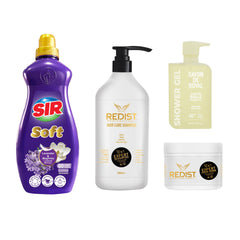 Gama Redist 12 în 1 Expert + Gel de duș Coffe Break + Balsam Rufe Lavandă & Magnolie