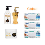 Gama profesionala pentru păr Redist 12 in 1 Expert 500 ml + Sapun lichid pentru maini Nostalgia Yellow                            Savon de Luxe +CADOU: Şerveţele umede pentru multi suprafeţe cu bicarbonat si oțet Deep Fresh 100 de bucăți × 3 pachete