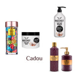 Gama cu extract de usturoi Sampon 1000 ml si Masca 475 ml + Set capsule ser tratament MIX COLOR Royal Gold by Redist 30 buc + CADOU : Sapun lichid pentru maini Savon de Royal Baroque Pearl + Gel de dus Savon de Royal Baroque Pearl