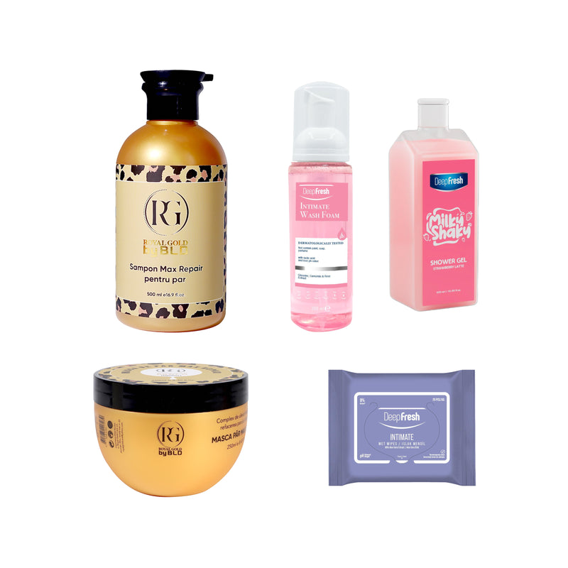 Gama Royal Gold Max Repair BLD + Kit de îngrijire corporală