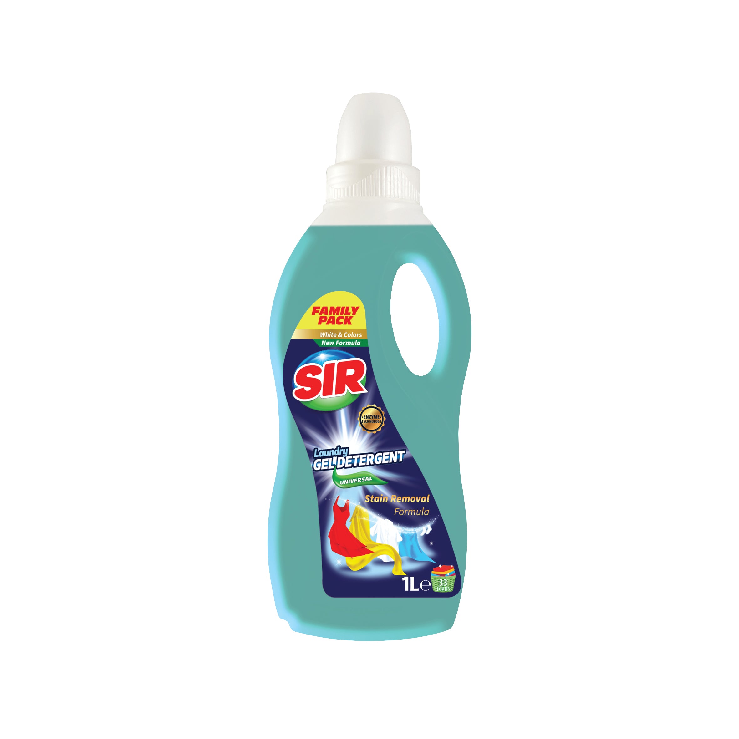Detergent pentru haine albe și colorate Sir White&Colors - 1000 ml - Redist