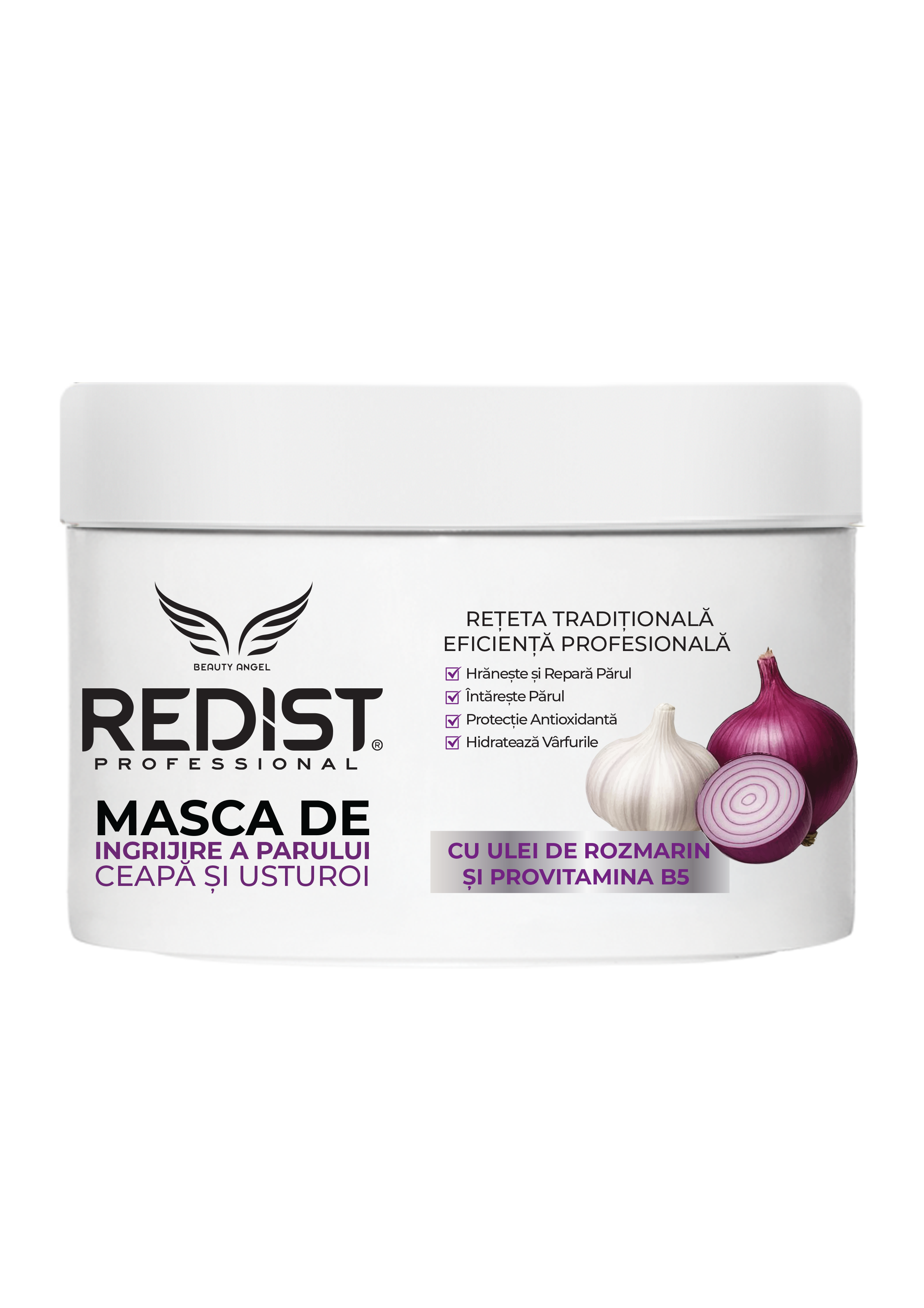 Masca cu extract de ceapa si usturoi Redist - Redist