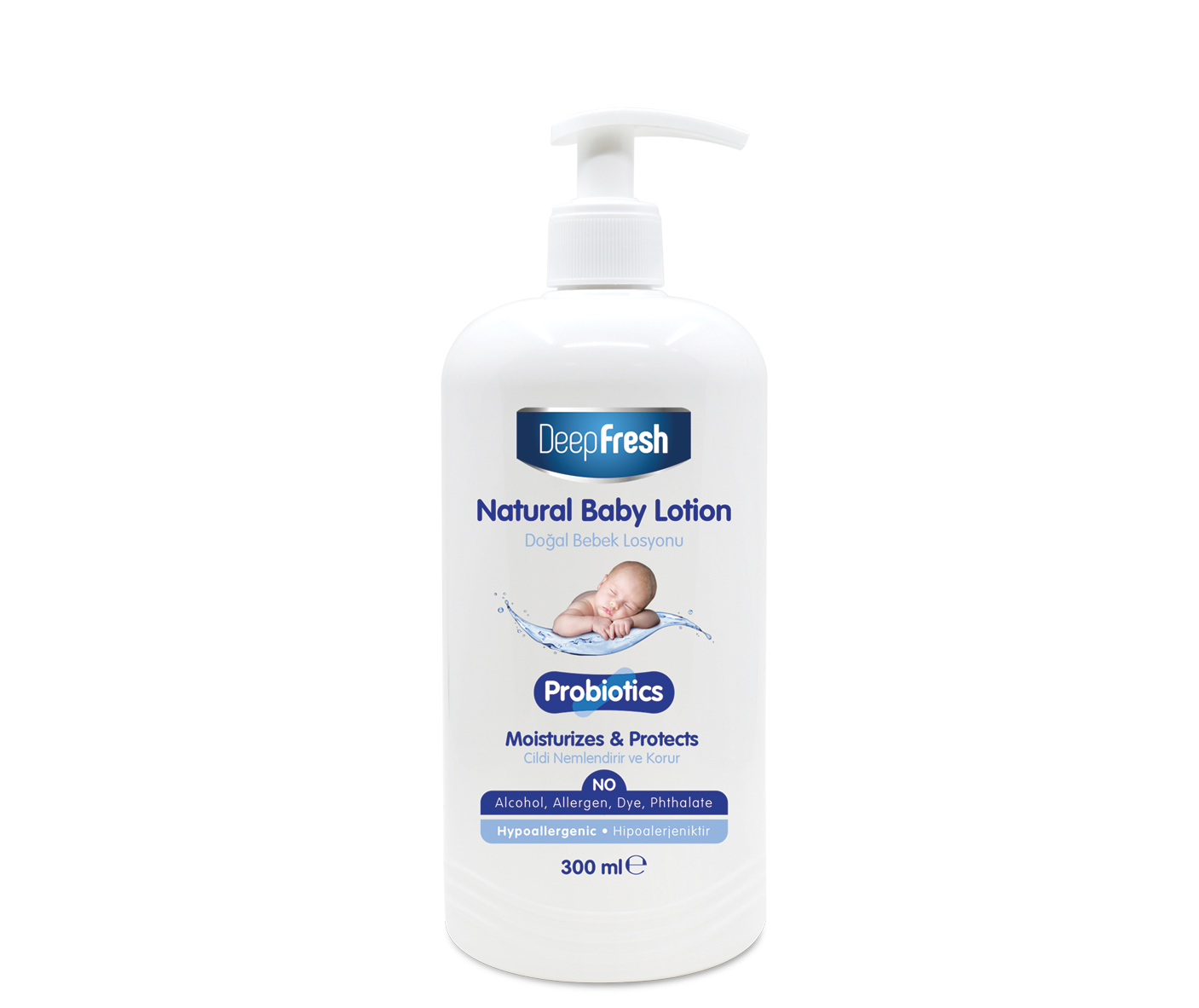 Lotiune de corp naturala pentru copii DeepFresh Probiotics 300 ml - Redist