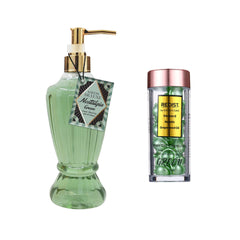 Capsule pentru păr Green Keratina Royal Gold by Redist + Săpun lichid Savon de Luxe Nostalgia Green