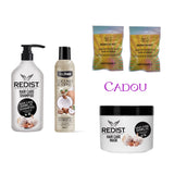 Gama profesională cu extract de usturoi Redist 1000 ml + Cadou: Capsule ser tratament Royal Gold by Redist + Gel de dus exfoliant Coconut & Coffee DeepFresh 400ml