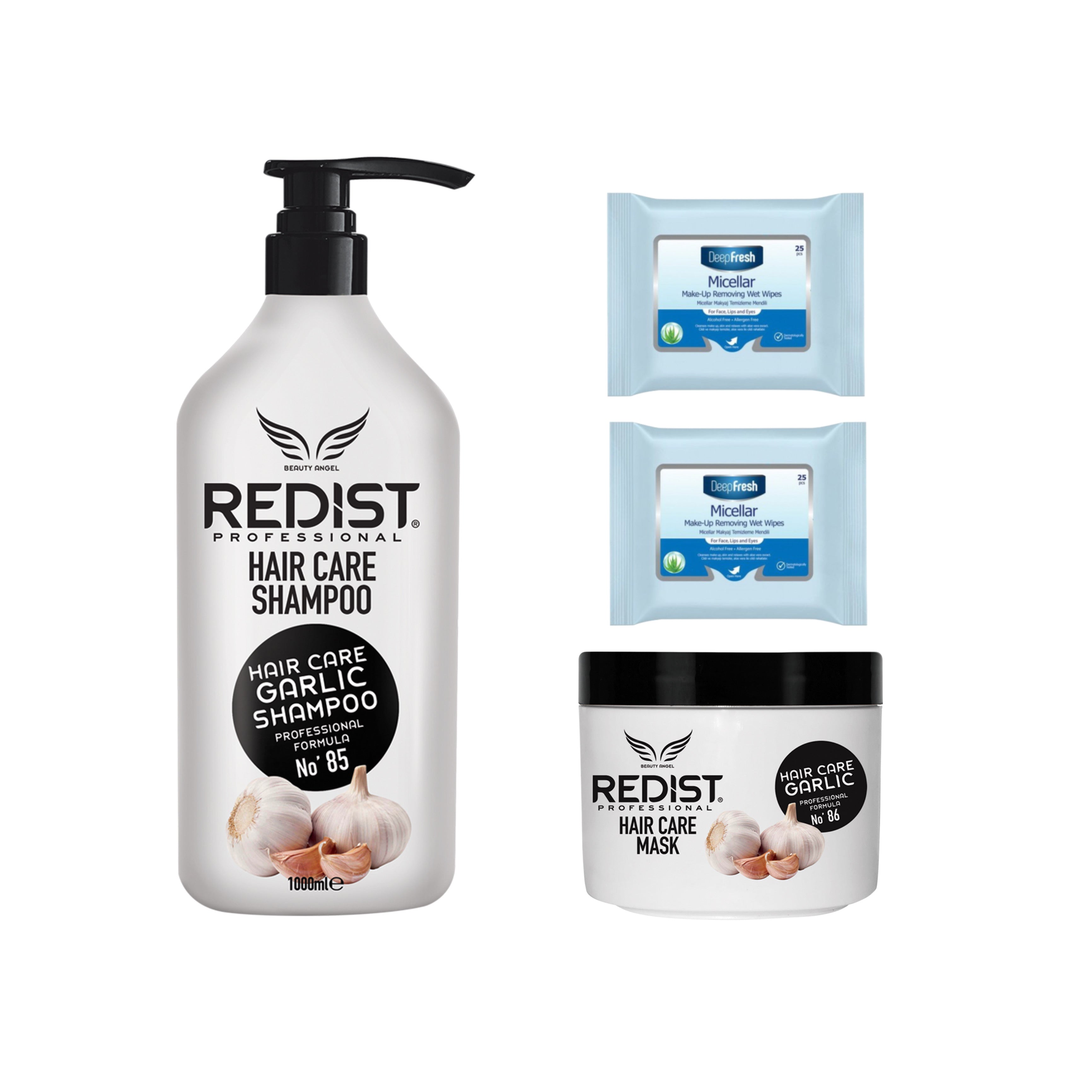 Gama profesionala cu extract de usturoi + Șervețele demachiante DeepFresh