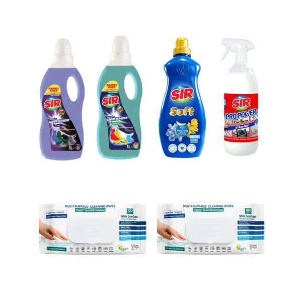 Pachet Avantajos pentru curățenie cu Ylang Ylang Sir + Șervețele clasice Deep Fresh - Redist