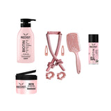 Pachet pentru bucle și volum Redist Biotin + Cordon bucle + Şampon uscat biotin + Perie păr