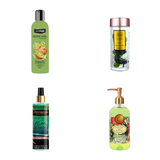 Capsule tratament pentru cresterea si regenerarea parului cu Salvie + Gel de dus exfoliant cu Kiwi + Body mist Night's Desire +Sapun lichid Savon de Royal from my Garden