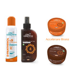 Pachet pentru accelerare bronz + Spray D - Panthenol 200 ml Cire Aseptine