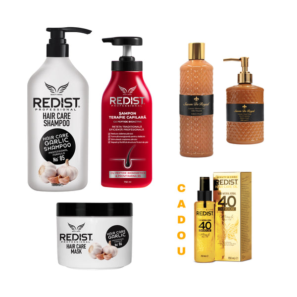 Kit Redist pentru creşterea şi regenerarea părului + Gama Savon de Royal Eden's Pearl