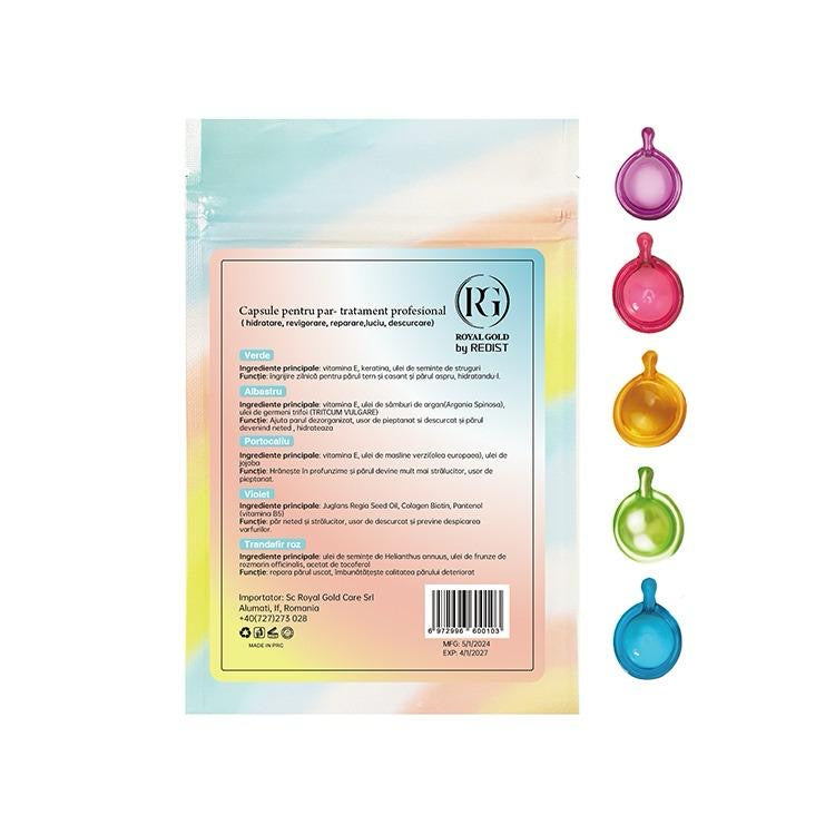 NOU: Set capsule ser tratament Royal Gold by Redist 5×6 buc - Redist