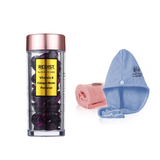 Capsule pentru par cu Biotina Purple Redist 30 buc + Set 2 prosoape pentru par Redist by Royal Gold