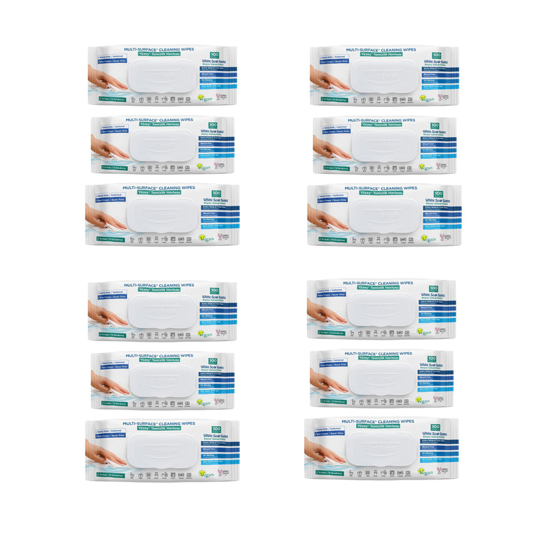 Pachet Avantajos: 8 + 4 Cadou Șervețele pentru multi suprafețe cu bicarbonat și oțet