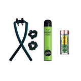 Pachet Redist pentru bucle: cordon par + fixativ Keratin + capsule Green