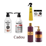 Gama cu extract de usturoi Sampon 500 ml si Masca 475 ml + Sampon Impotriva Caderii Parului Redist 500 ml + Balsamul bifazic pentru par Miracle Oils 40 Overdose + CADOU : Sapun lichid Savon de Royal Baroque Pearl +Gel de dus Savon de Royal Baroque Pearl