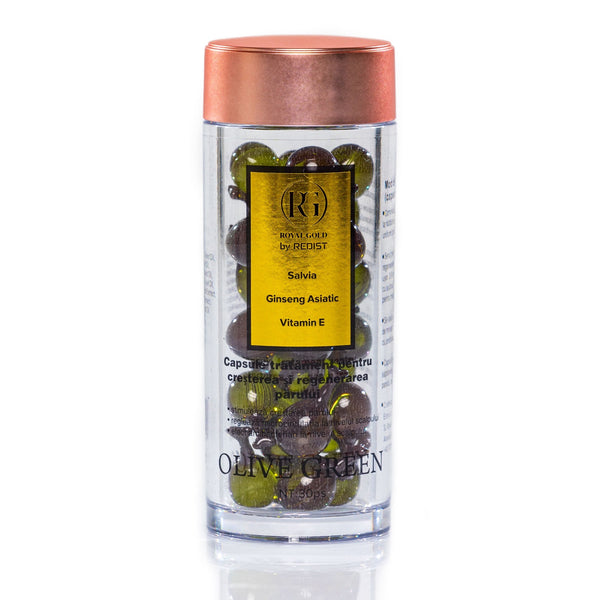 Capsule ser tratament pentru scalp cu Salvie Redist Green Olive