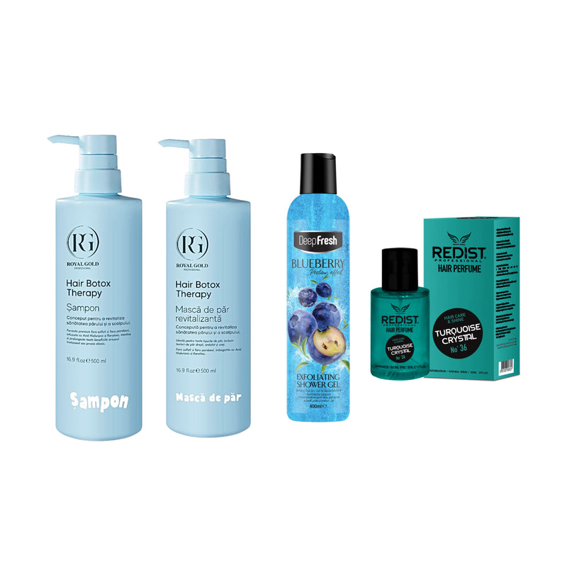 Gama Boto Therapy + Cadou Parfum păr unisex Turquoise Crystal