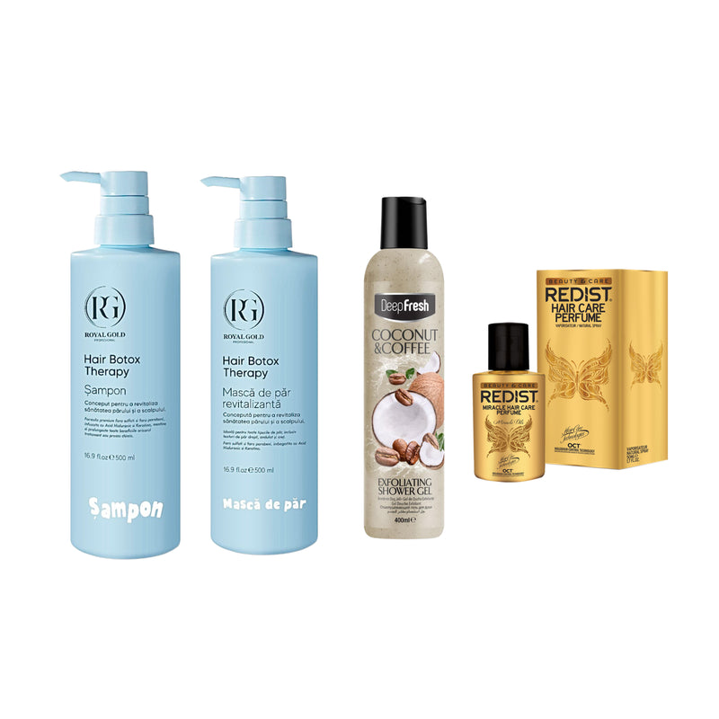 Pachet Boto Therapy + Cadou Parfum păr Redist Miracle Oils