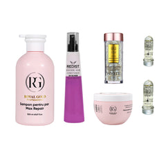 Gama Max Repair Pink + Balsam bifazic Arginine + Capsule Cocos + 2 x Mască lichidă