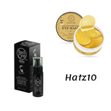 Pachet Hatz10: Ulei cu Keratita pentru barba+ Pachuri Gold pentru ochi