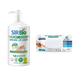 Pachet detergent vase Sir Bio 1000 ml + şerveţele multi suprafeţe cu bicarbonat Deep Fresh 100 bucăţi