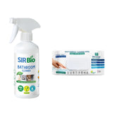 Pachet soluţie de curăţare baie Sir Bio 500 ml + şerveţele multi suprafeţe cu bicarbonat Deep Fresh 100 bucăţi