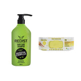 Sampon profesional cu keratina Redist 1000 ml + Cadou: Servetele umede pentru multi suprafete cu lămâie, bicarbonat şi oțet Deep Fresh 100 bucati