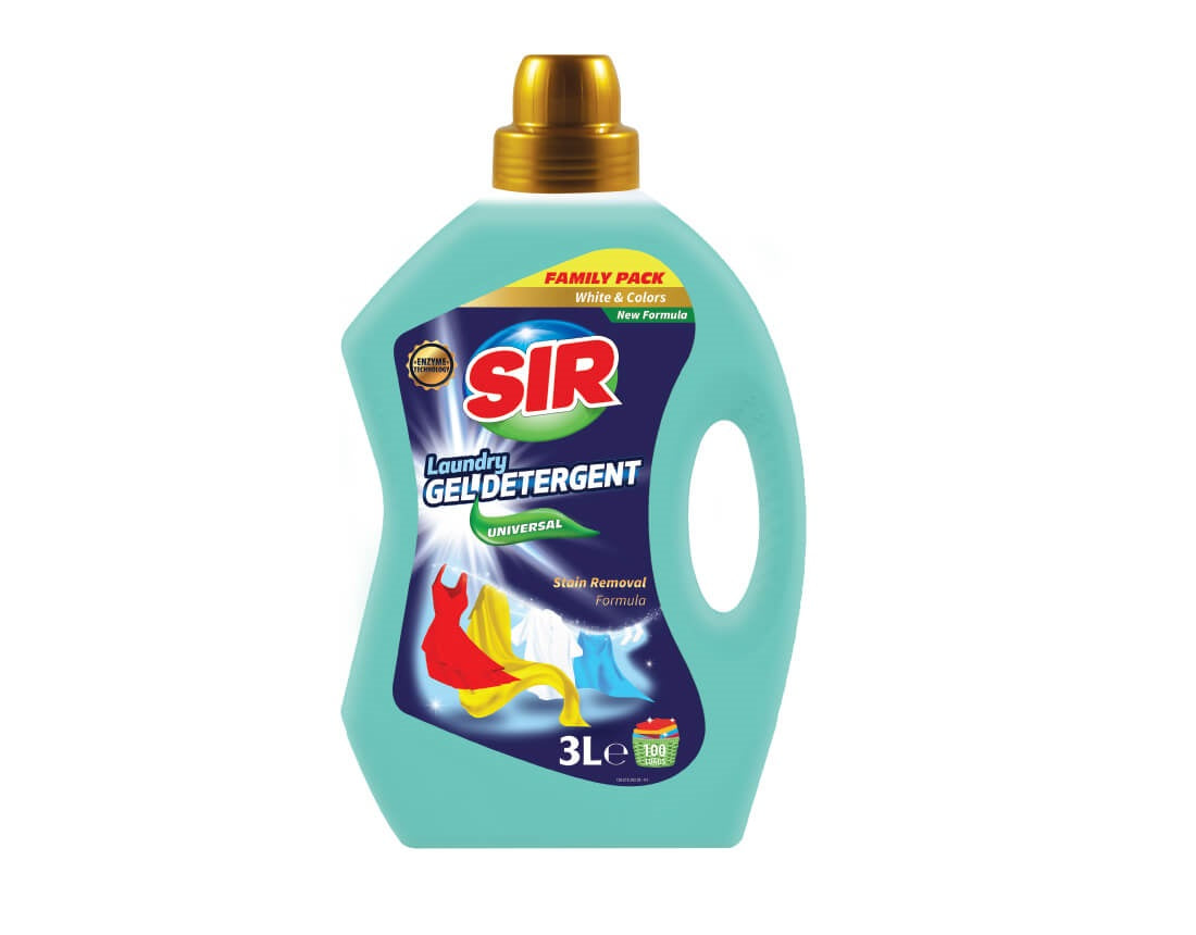 Detergent pentru haine albe și colorate Sir White & Colors 3 Litri - Redist