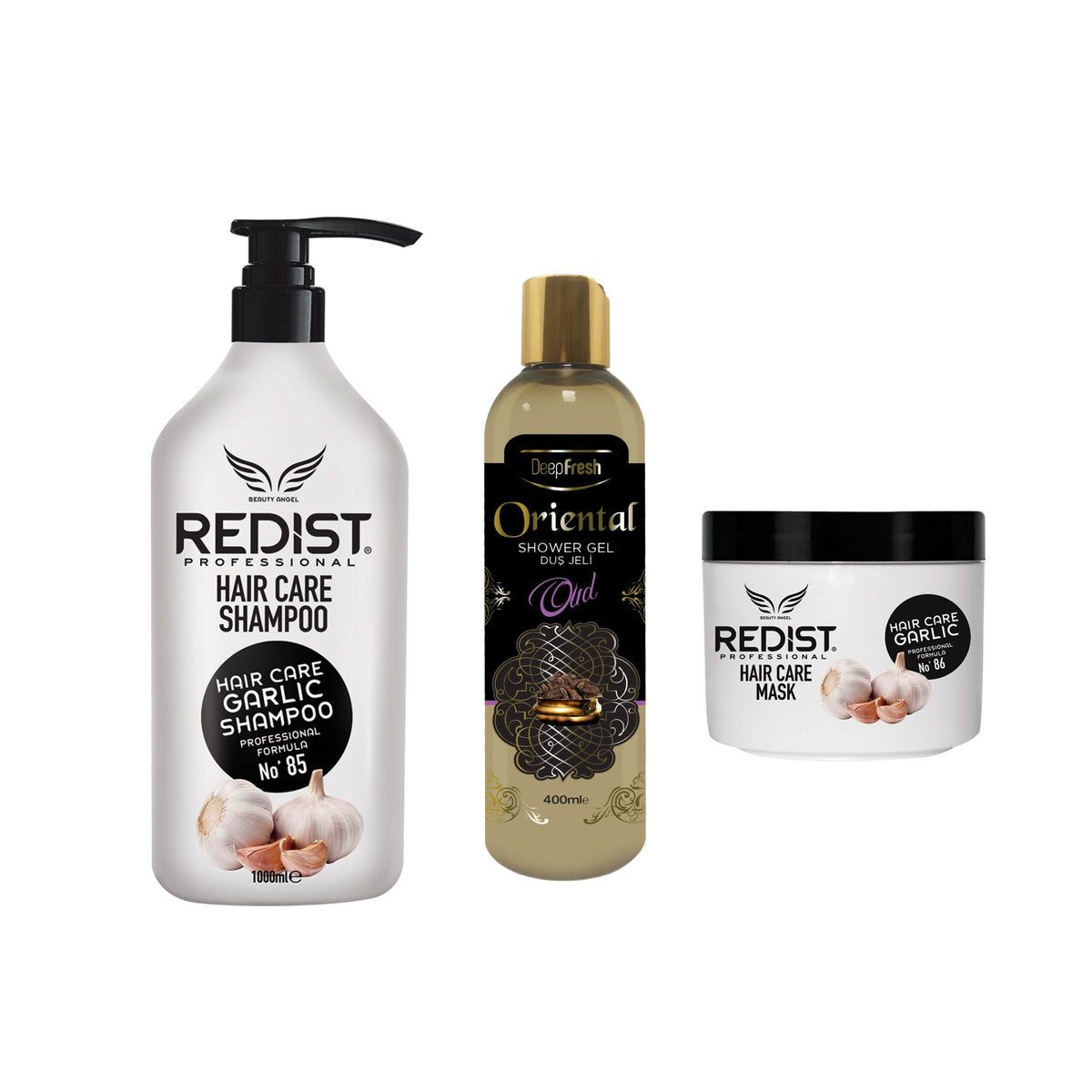 Kit Redist cu extract de usturoi + Cadou Gel de duș Oriental Oud