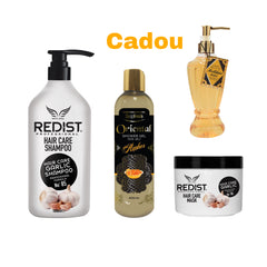 Kit Redist cu extract de usturoi + Cadou Gel de duș Amber Oriental și Săpun mâini Nostalgia