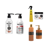 Gama cu extract de usturoi Sampon 500 ml si Masca + Sampon Impotriva Caderii Parului Redist 500 ml + Balsamul bifazic pentru par Miracle Oils 40 Overdose + CADOU : Sapun lichid Savon de Royal Eden's Pearl +Gel de dus Savon de Royal Eden's Pearl