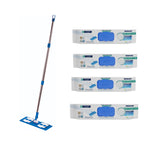 Set Mop + Șervețele mop pentru multi suprafețe cu bicarbonat si otet 50 buc × 4 pachete