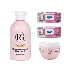 Gama Max Repair Pink + 2 x Pachete șervețele crini Deep Fresh odor lock technology