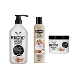 Sampon cu usturoi 1000 ml + Masca cu usturoi + Gel de dus exfoliant Coconut & Coffee Deep Fresh 400 ml